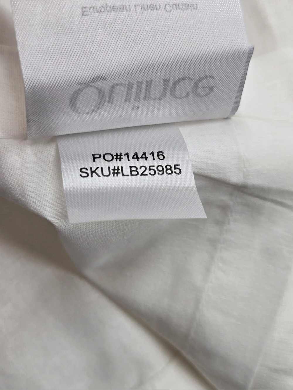 QUINCE Set Of 2 48x108 European Linen Curtains White 0352